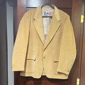 Vintage Tan Corduroy Sport Jacket